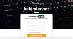 Desktop Screenshot of hekimler.net